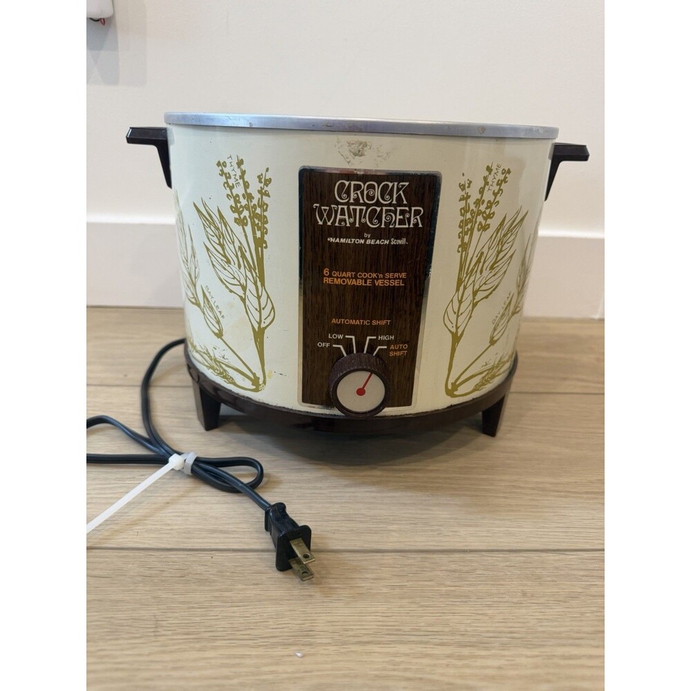 VTG Hamilton Beach 6Qt Crock Watcher Pot Model 417-1 Base Replacement